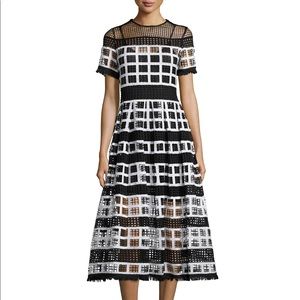 ALEXIS Bernice Black and White dress